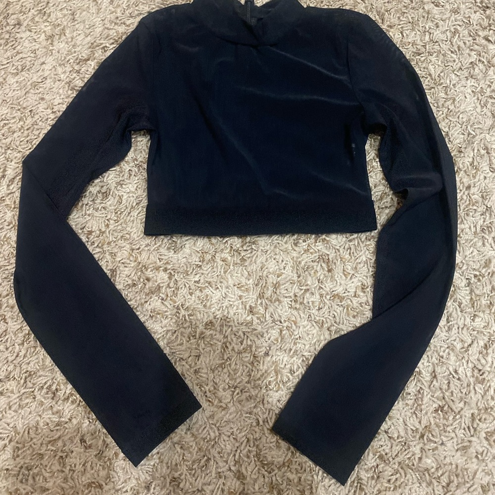 Jo + Jax dance long sleeve crop shirt
